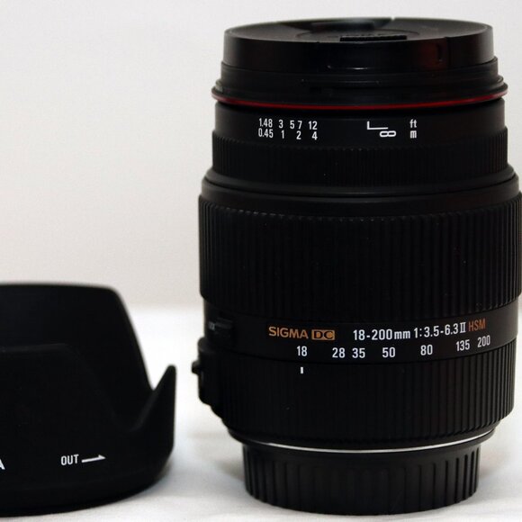 MINT Sigma for Canon EF-S 18-200mmF3.5-6.3 II DC OS HSM Lens+for Mirrorless,DSLR - Picture 6 of 16